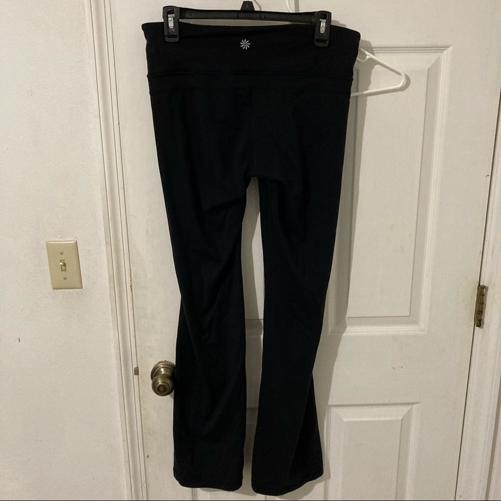 ATHLETA Straight Leg Black Stretchy Yoga P…